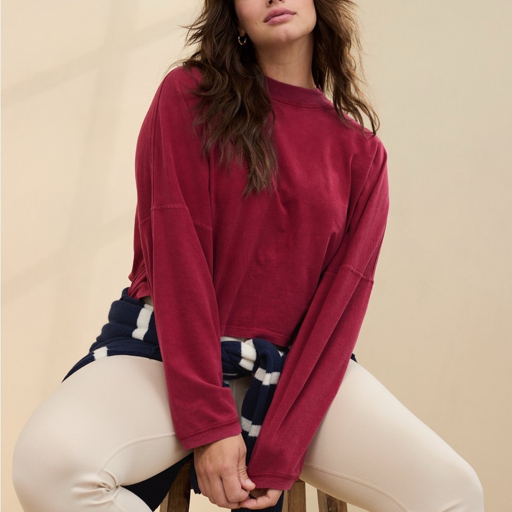 Aerie cozy long sleeve mock neck